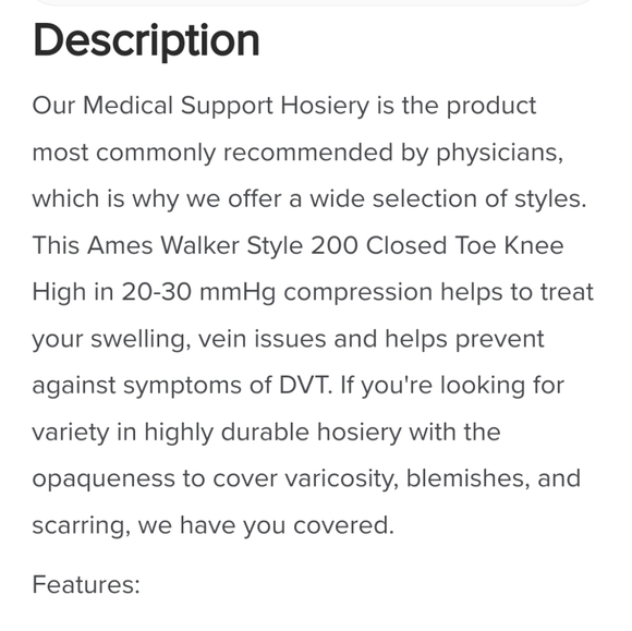 Ames Walker Compression Stockings - Picture 5 of 6